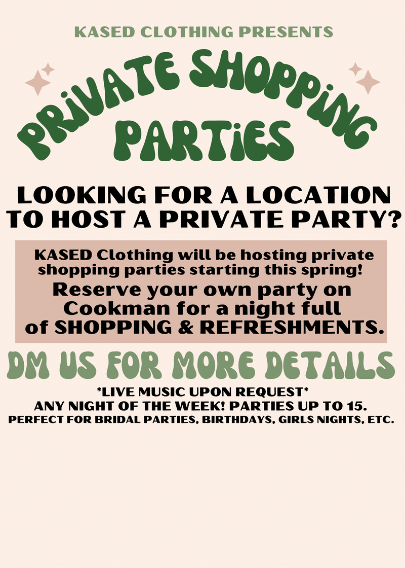 Private Party Booking