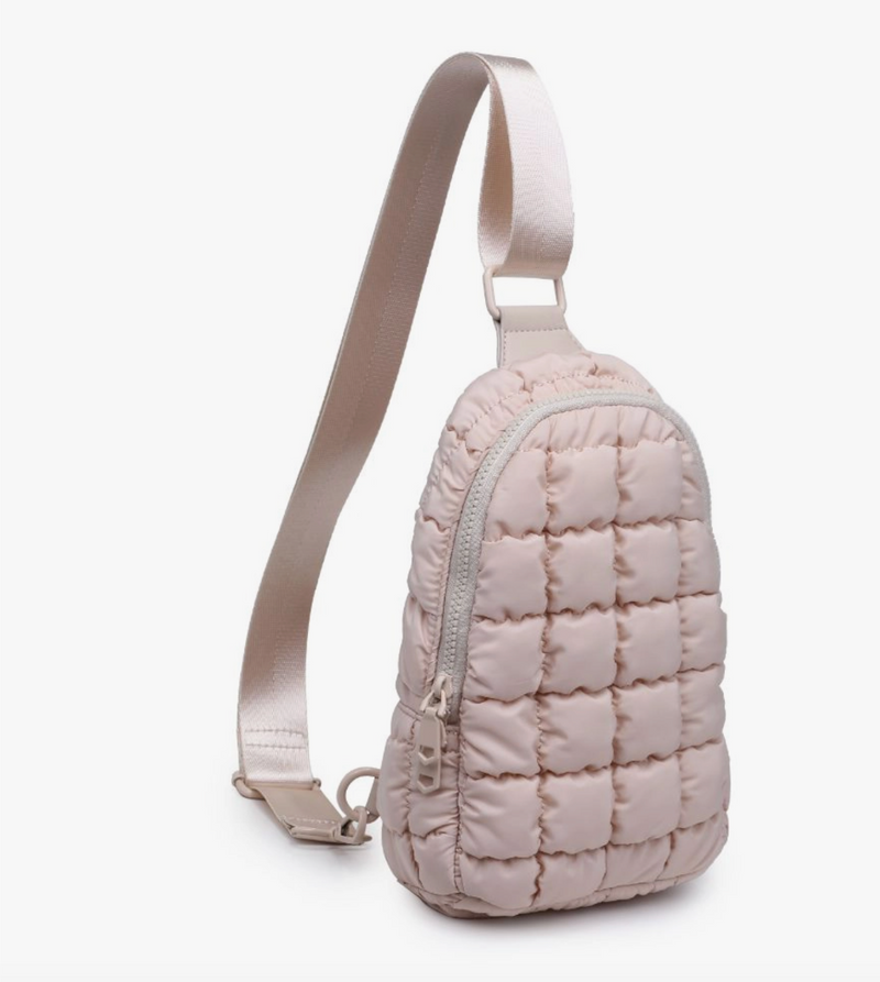 Rejuvenate - Quilted Nylon Sling Backpack