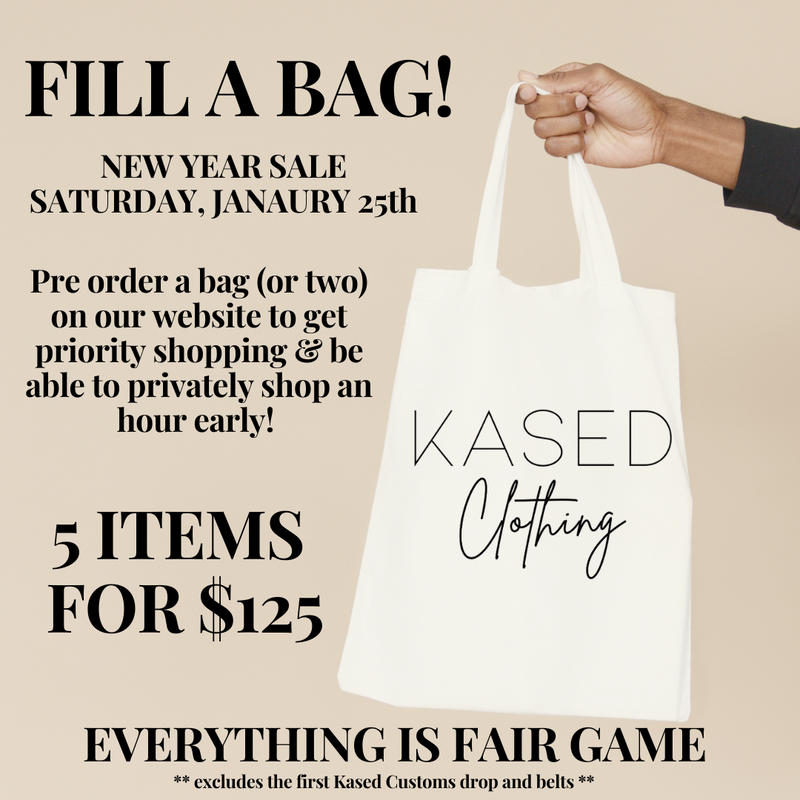 Fill A Bag - pre order your bag