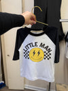 Little Man Two Tone Smiley Tee