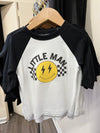 Little Man Two Tone Smiley Tee