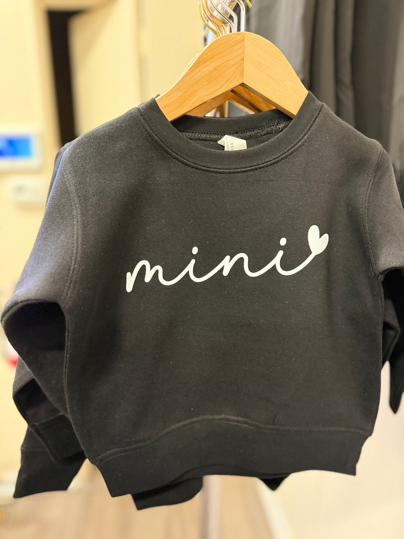 Mini with Heart Crew Neck