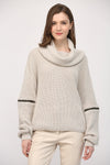 Shoreditch Zip Sleeve Knit Sweater