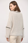 Shoreditch Zip Sleeve Knit Sweater